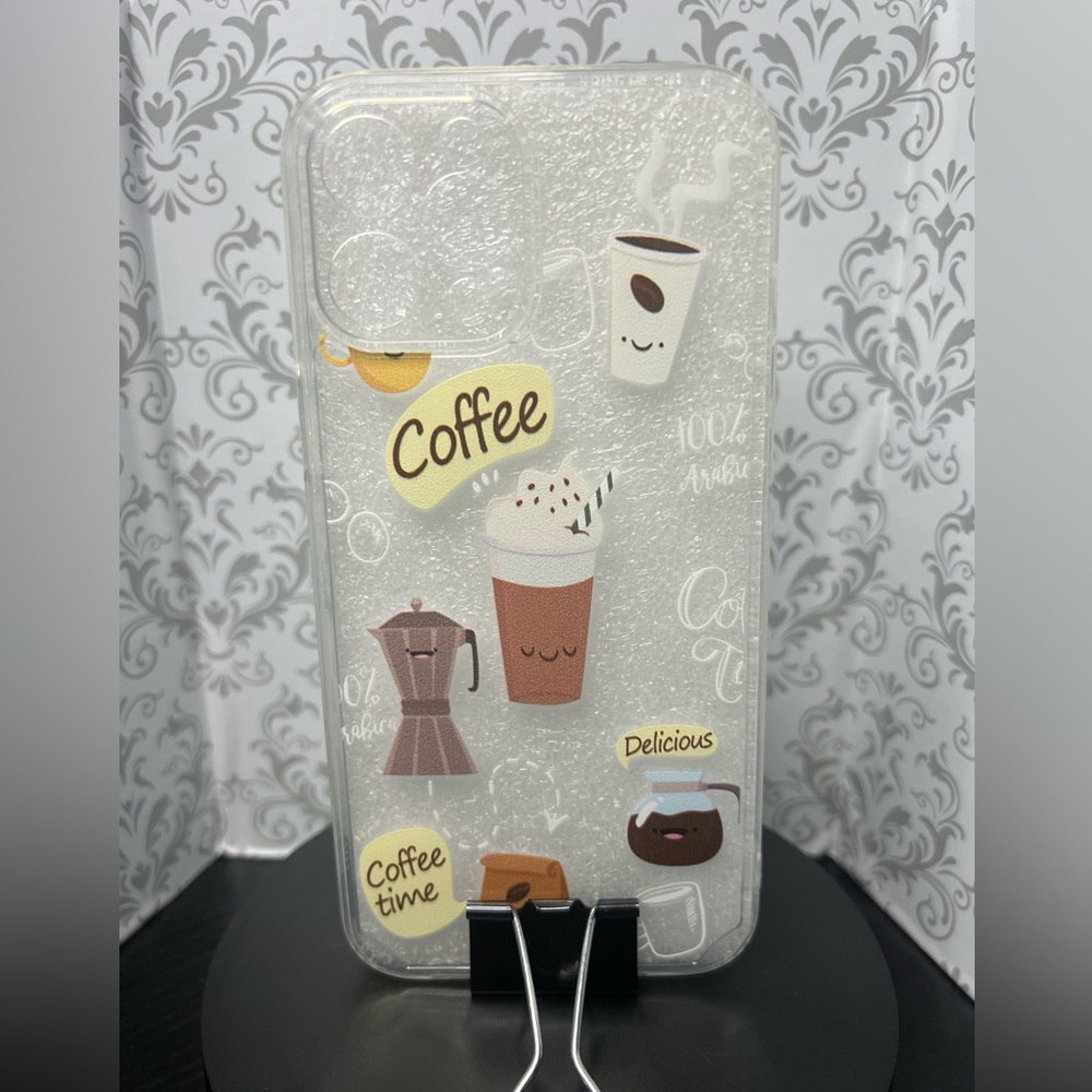 12 pro max cafe design iPhone case.